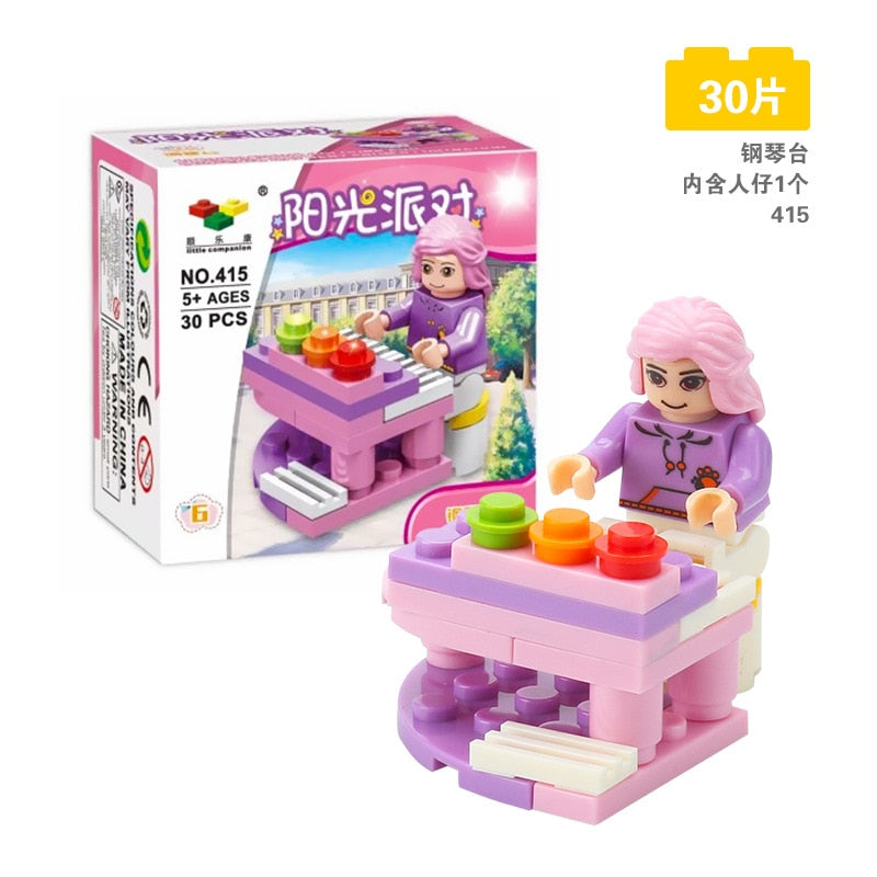 Mini Transportation tank plane Car Educational Assembled Models Building Blocks Compatible small Bricks toys for children
