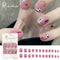 Fake Nails Art Nail Tips Press on False with Designs Set Full Cover Artificial Short Packaging Kiss Display Clear Tipsy Stick