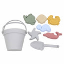 Children Summer Toys with Cute Animal Model Ins Seaside Beach Toys Rubber Dune Sand Mold Tools Sets Baby Bath Toy Kids Swim Toy