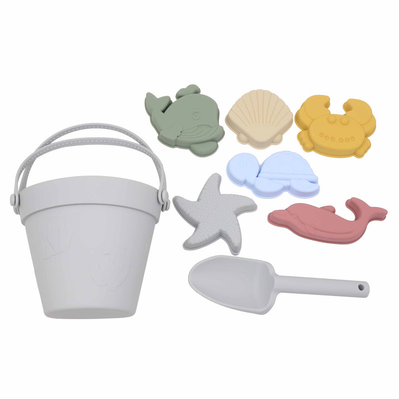Children Summer Toys with Cute Animal Model Ins Seaside Beach Toys Rubber Dune Sand Mold Tools Sets Baby Bath Toy Kids Swim Toy
