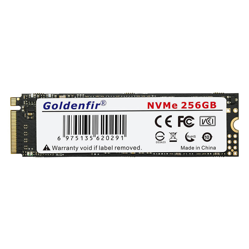 M2 SSD NVMe 256GB Goldenfir M.2 PCIe 128GB 120GB 512GB 1T Solid State Disk 2280 Internal Hard Drive for Laptop Desktop TLC