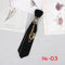 Hand Made Black Ribbon Tie Crystal Rhinestone Jewelry Men Shirts Hot New Girl Boys Collar Neck Ties School Uniform Women Necktie