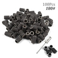 100pcs 80''/120''/180" Nail Art Sanding Bands Gel Polish Remover Tool Accessory for Electric Nail Machine Nail Drill Bits