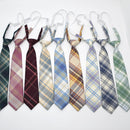 Shirt Necktie Women College Style JK Plaid Uniform  Detachable Collars Removable Ties Apparel Accessories галстук женский