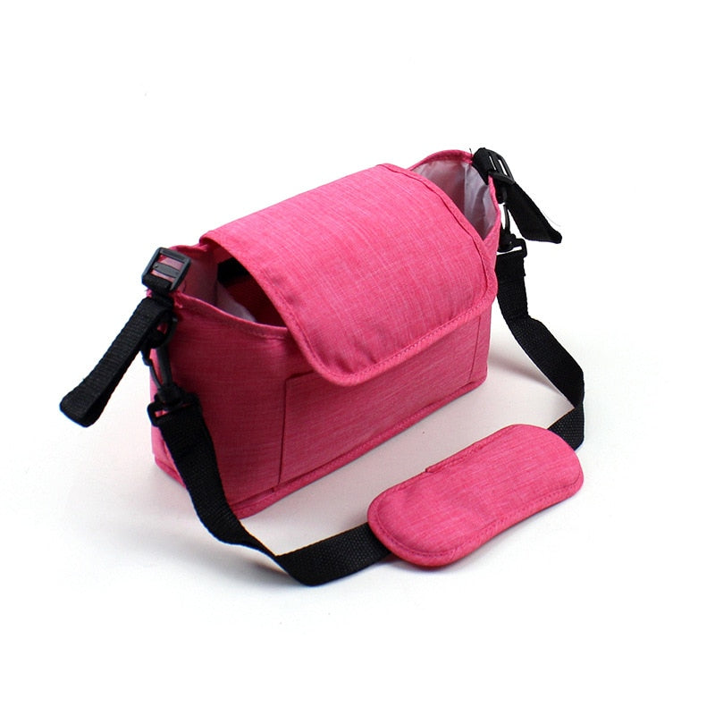 Stroller Organizer Bag Diaper Bag Nursing Stroller Bag Stroller Accessories Stroller Cup Holder Cover with Shoulder Straps Pouch