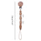 1pc Crochet Bunny Baby Pacifier Clip Chain BPA Free Wooden Beads Appease Soother Chain Clips Newborn Dummy Holder Nipple Clip