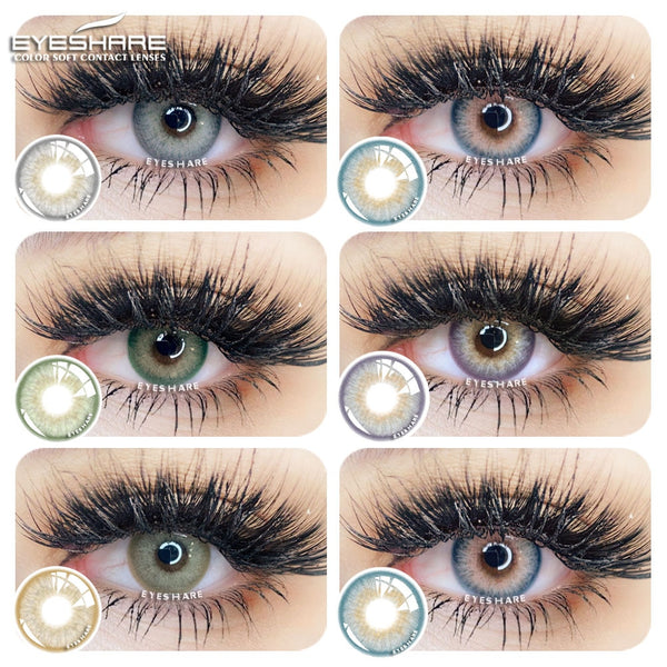 EYESHARE 1 Pair Natural Color Contact Lenses for Eyes SIAM Color Cosmetic Contact Lenses Colored Lenses for Eyes