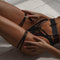 Yimunancy 3-Piece Black Bra Set Women Patchwork See Through Mesh Lingerie Set Ladies Sexy Panty Underwear Set