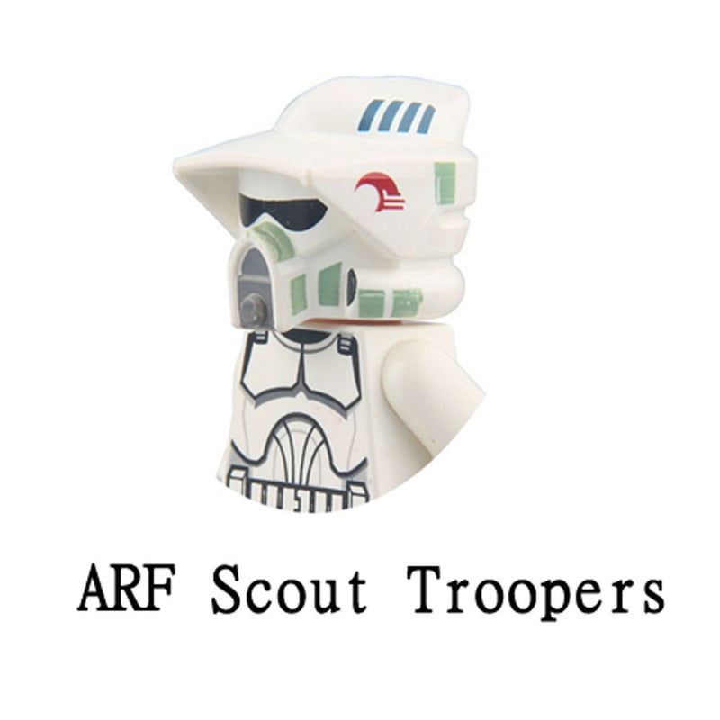 Disney 501st Clone Troopers Building Block Scout Republic Commando Appo Echo Cody Rex Jesse SEV Gree Kashyyyk Action Figures