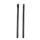 Professional Eye Makeup Brushes Black Flat Eyeliner Brush Eyebrow Application Lip Makeup Brush Eye Patch Makeup Tools 2/3pcs