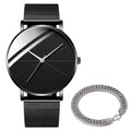 2022 Minimalist Men&#39;s Fashion Watches Simple Men Business Ultra Thin Stainless Steel Mesh Belt Quartz Watch relogio masculino