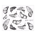 1Pcs Water Nail Decal and Sticker Flower Leaf Tree Green Simple Summer DIY Slider for Manicure Nail Art Watermark Manicure Decor