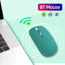 Newest Bluetooth Mouse Wireless Mute மவுஸ் For Laptop Computer PC Mini Ultra-Thin Single-Mode Battery Silent சுட்ட Mice Wireless
