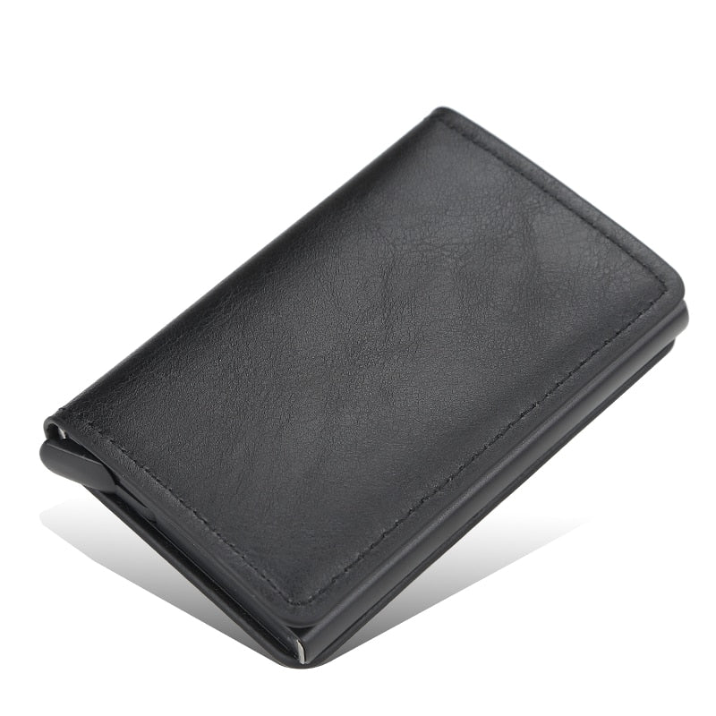 New Men women smart RFID wallet Card Holder fashion purse Aluminum alloy Business Credit Bank Card Holder Casual Mini wallet