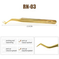 NATUHANA Anti-static Straight Eyelash Extension Tweezers Industrial Precision Curved Straight Lash Eyebrow Tweezers Makeup Tools