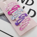10pcs Snap Hair Clips for Girls Clip Pins BB Hairpins Color Metal Barrettes for Baby Children Women Girls Styling Accessories