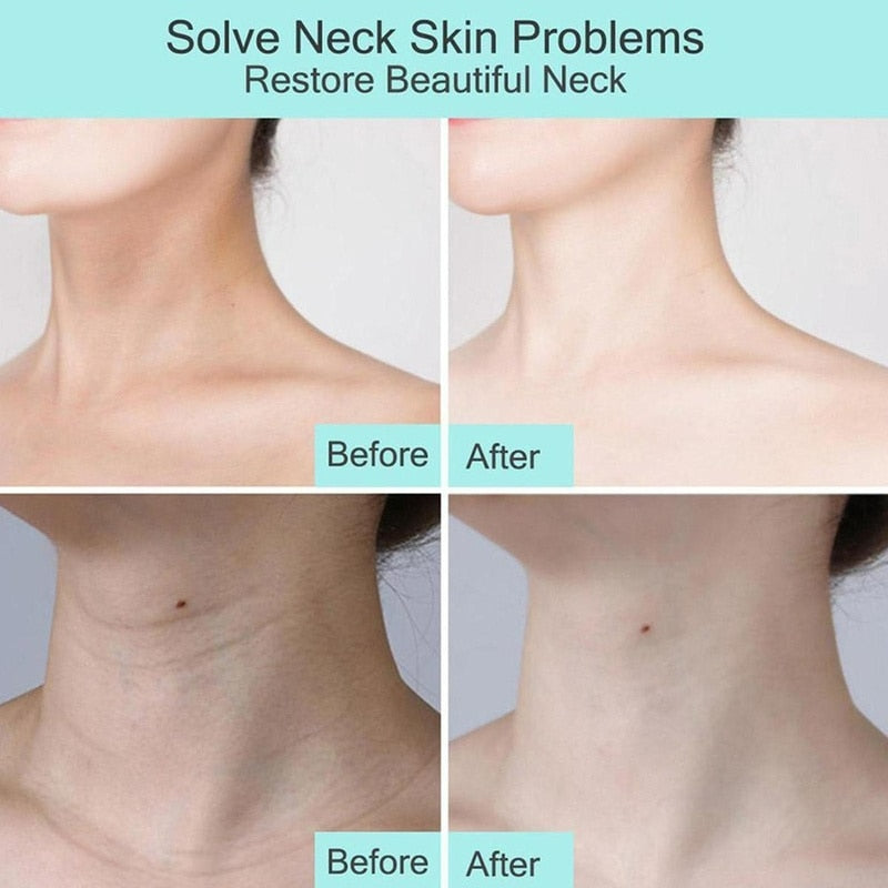 Goat Milk Neck Mask Collagen Firming Anti-Wrinkle Whitening Anti-aging Mask Beauty Moisturizing Lift Firming Neck Skin Care 1PCS