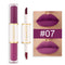 5 In 1 Matte Lipstick Kit Combo Strip Velvet Sexy Red Lip Tint Non-stick Cup Lip Gloss Lip Oil Makeup Lips Cosmetic Set