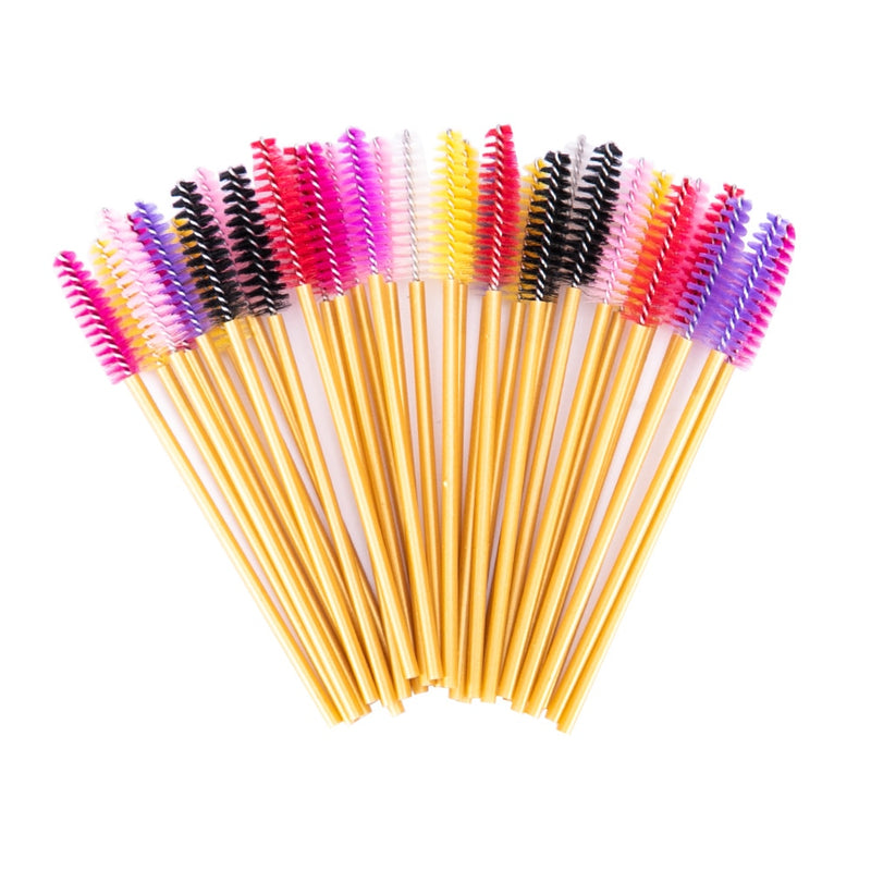 100/50Pcs Disposable Eyelash Brushes Eyelashes Extension Tools Eyebrow Brush Mascara Wands Applicator Spoolers Eye Lash Cosmetic