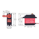 Waterproof 20KG 25KG 30kg 35kg 40KG 60KG Servos 180 270 360 Degree Large Torque Digital Servo Metal Gears 25T Arm For RC Car