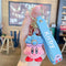 Fashion Star Kirby Plush Toys Keychain Chilkdren Toy Cute Pink Kirby Keychain Car Pendant Key Chain Woemen Keychains Toys Gifts