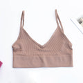 Seamless Low Back Bra Brassiere Comfortable Top Women Wirefree Underwear Unlined Lingerie Sexy Backless Bralette