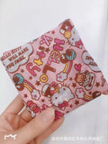 Sanrio Hello Kitty Small Folding Shopping Bag Melody Polyester Eco Bag Cartoon Shoulder Bag Handbag