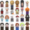 WM6075 WM6101 WM6102 Halloween Horror Movie Building Blocks The Shining Silent Hill Bricks Jack Pyramid mini Action toy Figures