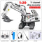 RC Excavator Dumper RC Car Toy 2.4G Remote Control Engineering Vehicle Crawler Truck Bulldozer Children Toys for Boys Kids Gifts