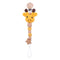 1pc Crochet Bunny Baby Pacifier Clip Chain BPA Free Wooden Beads Appease Soother Chain Clips Newborn Dummy Holder Nipple Clip