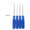 4 Pieces Long Pick &amp; Hook Set Gasket Puller Pick Tools for Removing Car Auto Oil Seal O-Ring Seal