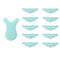 5Pairs Silicone Eyelash Perm Pad Y Eyelash Brush 3D Eyelash Curler Applicator Makeup Lifting Tools Lashes Rods Shield