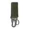 2pcs Tactical Hanging Buckle Molle Nylon Webbing Belt Triangle Buckle Outdoor Climbing Camping Tool Accessory Carabiner Keychain