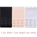 2 Hook Bra Extender For Women&#39;s Elastic Bra Extension Strap Hook Clip Expander Adjustable Belt Buckle Intimates 1/3/4 Pcs