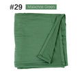 Muslim Women Stretchy Jersey Hijab Plain Cotton Jersey Hijabs  Islamic Soft Turban Head Wraps Headscarf 170X60cm