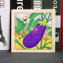 11X11CM Kids Wooden Puzzle Toy Vehicle Animal Jigsaw Cartoon Animal Traffic Tangram Toys Educational Toys Puzzles for Kids Gifts