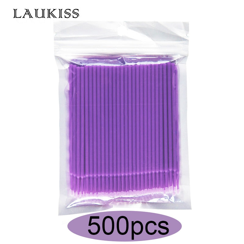 50/100/300/500pcs Eyebrow Eyelash Brushes Eyelash Spoolies Mascara Wands Disposable Applicator for Eyelash Extension Makeup Tool