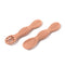 Baby Meal Spoon Set Food Grade Silicone Sticky Spoon Children Sticky Spoon Soup Spoon Fruit Color Silicone Training Spoon