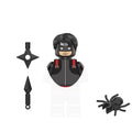 Naruto Sasuke Kakashi Akatsuki bricks Building Blocks Anime cartoon Mini Action Figures Heads Assembly Toys kids Christma Gifts