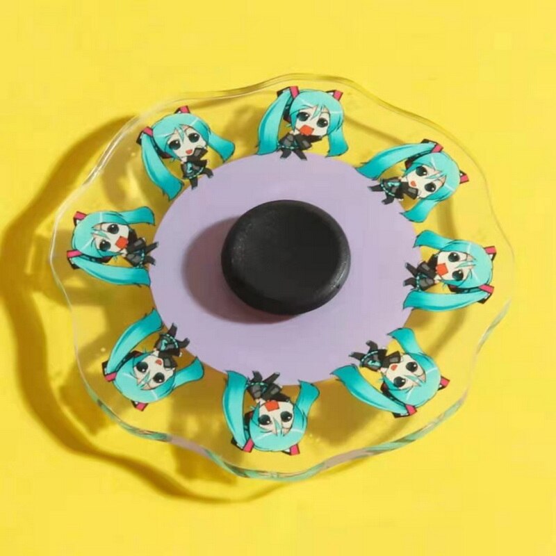 New 3D Running Cartoon Anime Character Astronaut Spinner Stress Relief Toys Anti-Stress Fidget Toy Finger Dynamic Changing Gyro
