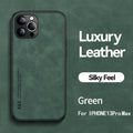 Ultra-thin Silky Feel Magnetic Phone Case For iPhone 13 11 12 14 Pro Max XS XR X 7 8Plus Luxury Texture Leather Protection Case
