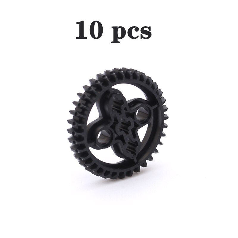 MOC Gear Series Gear Rotating Platform Gear Rack and Gear Differential  High-tech Parts Small Particles Building Blocks Toys