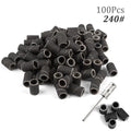 100pcs 80''/120''/180" Nail Art Sanding Bands Gel Polish Remover Tool Accessory for Electric Nail Machine Nail Drill Bits