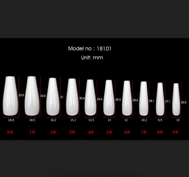 24Tips/Set Matte Super Long Coffin False Nail Artificial Fingernails Fake Nails Nail Beauty Finger Manicure Free Shipping Items