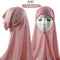 Women Muslim Instant Chiffon Hijab With Cap Underscarf Bonnet HIjabs  Scarf Islam Headscarf Headwrap Turbante