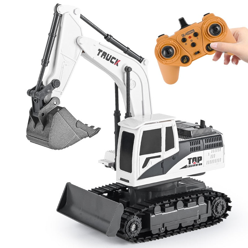 RC Excavator Dumper RC Car Toy 2.4G Remote Control Engineering Vehicle Crawler Truck Bulldozer Children Toys for Boys Kids Gifts
