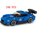 67 models City Racing Car Speed Champions Sports Building Blocks Bricks Classic Rally Super Racers F1 Great Vehicles kits toys