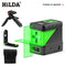2 Lines Laser Level Self Levelling Green Beams Laser Horizontal &amp; Vertical Cross-Line