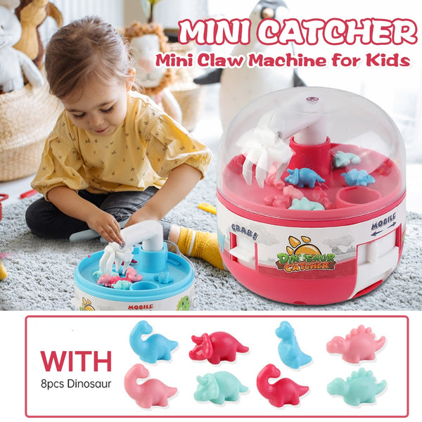 Mini Claw Machine Children&#39;s Toys Dinosaur Grabbing Machine Capsule Grabbing And Grabbing Capsule Machine Interactive Toys