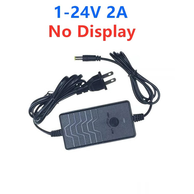 AC DC Adjustable Power Supply 3V 5V 6V 9V 12V 15V 18V 24V 1A 2A 5A AC/DC Switching Power Supply Adapter 220V To 12V 24V 12 24 V